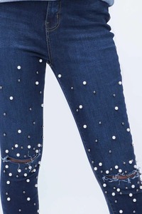 2025 taille haute femmes jean respirant Stretch Denim pantalon à la mode OEM haute qualité Denim pantalon en gros - Product Image 3