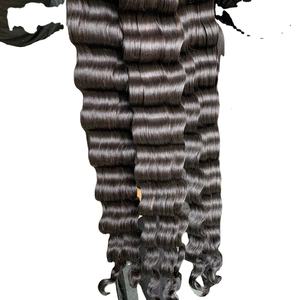 Paquetes de cabello Remy ondulado del océano vietnamita Trama única hecha de cabello humano virgen 100% 8-32 pulgadas Precio al por mayor - Product Image 5