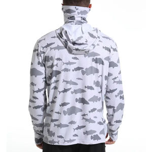 Sudadera atlética moderna con tecnología de secado rápido, capucha y máscara para el rendimiento diario al aire libre - Product Image 3