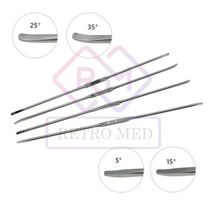 UBE MEDICAB INSTRUMENTOS Pelacables de periostio Espinal de doble extremo Manual 1PC Foraminoscopio Elevador de huesos Foraminoscopio de 2 canales - Product Image 6
