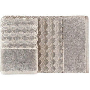 Serviettes de bain 100% coton de haute qualité luxe personnalisé 400g-700g épais moelleux doux éponge ODM collection de bain égyptien 6 pièces ensemble - Product Image 3