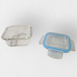 Vkl ภาชนะเก็บแก้วบอโรซิลิเกตสูง320มล. พร้อมฝาปิดทรงสี่เหลี่ยมสำหรับใส่อาหารสดพร้อมฝาปิด PP - Product Image 4
