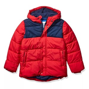 Veste matelassée en gros, manteau matelassé, coupe personnalisée, enfants, hiver |   Veste matelassée à capuche pour bébé garçon d'hiver - Product Image 1