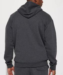 Prix d'usine, sweat à capuche surdimensionné avec fermeture éclair, basiques, coton mélangé, sweats à capuche surdimensionnés pour hommes, pour personnaliser les sweats à capuche surdimensionnés - Product Image 3