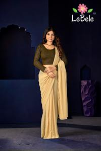 Chemisier CHANDANA de qualité supérieure à manches longues, fabriqué en tissu extensible doux, confortable et élégant pour tenue avec un sari - Product Image 5