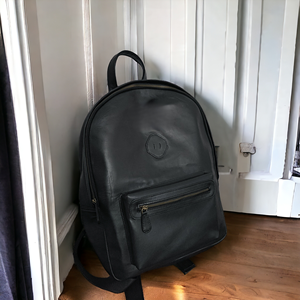 Sac à dos en cuir véritable vintage de grande capacité pour hommes Polyester portable en coton imperméable durable pour un usage quotidien au bureau - Product Image 6