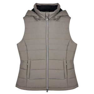 Chalecos acolchados gruesos con capucha y cremallera acolchada de Invierno para mujer, chalecos acolchados de algodón, prendas de vestir exteriores informales, chaleco ecuestre, chaleco de moda - Product Image 2