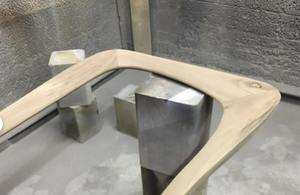 Premium Handmade Walnut Wood Art Deco Eco-Friendly <b>Lightweight</b> Round Wall Decor <b>Mirror</b> Modern Asymmetrical Cheap Price - Product Image 5