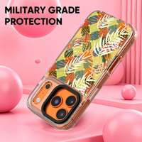 Coque de Téléphone de Luxe Magnétique Antichoc en TPU PC pour iPhone 15 Pro Max Plus avec Support Béquille et Poignées de Téléphone