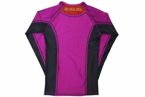 Fabriqué en usine plaine teint hommes Rash Guard Anti-UV UPF50 Compression transfert de chaleur manches complètes personnalisable respirant séchage rapide - Product Image 5