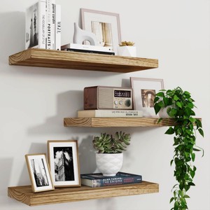 ชั้นวางของไม้ลอยสำหรับเก็บกระถางดอกไม้ศิลปะบนผนังที่สวยงาม-ซื้อเลย! - Product Image 4