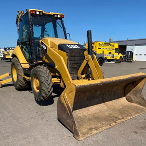 Excavadora retroexcavadora de rueda diésel 4x4 retroexcavadora frontal CAT 420F retroexcavadora hidráulica para construcción - Product Image 1