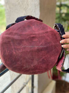 Mochila De piel de vaca hecha a mano para estudiante universitario, morral elegante de piel de Animal - Product Image 6
