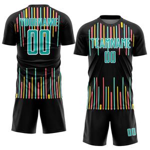 Nuevo estilo personalizable fútbol desgaste uniformes niños niñas fútbol Jerseys con sublimación personalizada al por mayor personalizado fútbol Jersey - Product Image 2