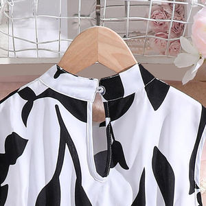 Nouvelle Jupe d'Été pour Filles de 6 à 12 Ans, Jupe Princesse Imprimée à la Taille de Style Occidental - Product Image 3