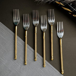 Luxury Metal Silver & Gold <b>Fork</b> in High Quality For Wedding Home Restaurant Hotel Use In Best Price - Product Image 2