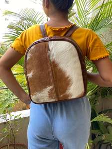 กระเป๋าเป้สะพายหลังหนังวัวแท้แบบย้อนยุคหนังวัวแท้ทำด้วยมือสำหรับทุกเพศแนววินเทจ - Product Image 5