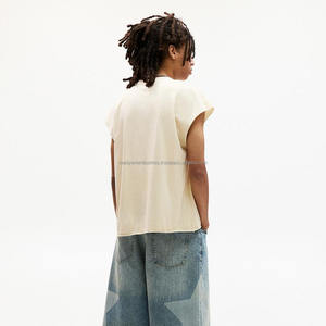 เสื้อยืดโอเวอร์ไซส์ผ้าฝ้ายพิมพ์ลายกราฟิกวินเทจสำหรับผู้ชายเสื้อยืดโอเวอร์ไซส์ออกแบบได้ตามต้องการ - Product Image 3