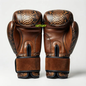 Gants de boxe en cuir à logo imprimé, personnalisables, de qualité supérieure, produit très vendu - Product Image 5