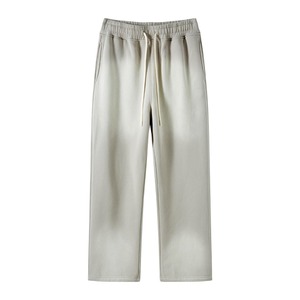 Pantalon de survêtement rétro unisexe, teinture pigmentée personnalisée, molleton lourd, jambe large, style streetwear surdimensionné, fabrication OEM - Product Image 2
