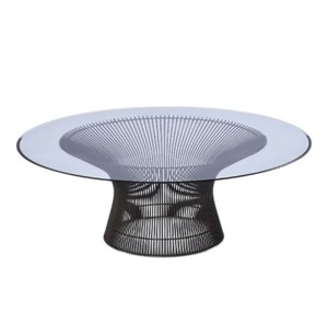 Mesas de centro de alambre de metal Base resistente, aspecto elegante, ideal para decoración de salas de estar, cafeterías y salones - Product Image 2