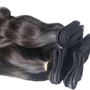 Extensiones de Cabello Remy Ondulado Profundo Sin Procesar de la Mejor Calidad, Cabello Humano Virgen Natural Negro, Doble Trama a Máquina - Product Image 1