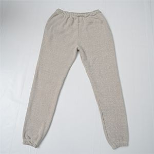 กางเกงจ็อกเกอร์ลำลองสำหรับฤดูหนาว กางเกงสเวตแพนท์ กางเกงโยคะทรงสปอร์ต ดีไซน์เชือกผูกเอว สีพื้น ทรงขาตรง มีกระเป๋าข้าง - Product Image 4