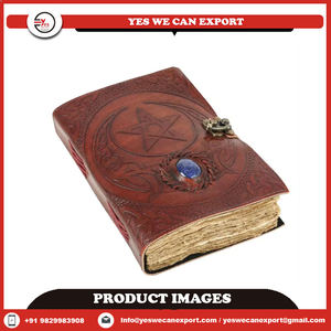 สมุดสเก็ตช์ภาพการเดินทางแม่เหล็กทำจากหนังที่ผูกไว้สมุดบันทึกแบบวินเทจ - Product Image 2