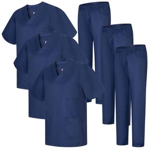 Tenues médicales de haute qualité, anti-rides, respirantes, à séchage rapide, en tricot, ensembles d'uniformes d'hôpital, accessoires pour infirmières, polyester, nylon - Product Image 5