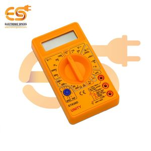 มัลติมิเตอร์ดิจิตอลรุ่น DT830D สำหรับวัดแรงดันไฟฟ้ากระแสสลับและกระแสตรง กระแสตรง และความต้านทาน พร้อมหน้าจอ LCD - Product Image 2