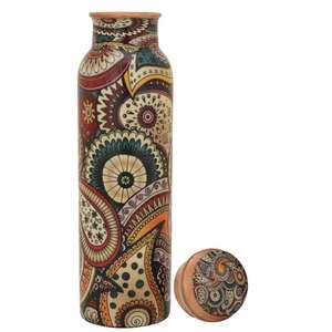 Durable Pure <b>Copper</b> <b>Bottles</b> for Drinking Water & Crafted with a Minimalist Design and Health-boosting Natural Purification - Product Image 6