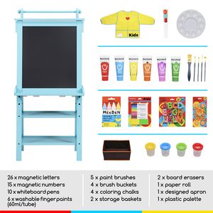 Tablero <span class=keywords><strong>de</strong></span> dibujo <span class=keywords><strong>de</strong></span> madera para niños, pizarra para el hogar, caballete <span class=keywords><strong>de</strong></span> Pie ajustable, tablero <span class=keywords><strong>de</strong></span> dibujo <span class=keywords><strong>de</strong></span> pintura con papel - Product Image 6