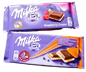 Milka alpine milk 24x100g bar / Melting Milka alpine milk bar cioccolato miglior prezzo dall'ucraina