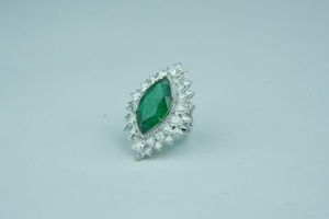 Bague en diamant de qualité supérieure cultivée en laboratoire 18 carats taille marquise IGI SGL certifié or rose argent commande en gros fournisseur - Product Image 6
