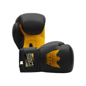 ถุงมือชกมวยหนังแท้กันน้ำแบบสั่งทำพิเศษสำหรับการฝึกซ้อมมวย MMA ระดับมืออาชีพ ปี 2024 พร้อมตัวล็อคแบบ Hook & Loop - Product Image 1