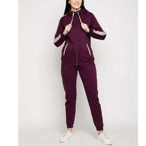 Recién llegado, chándal de terciopelo de lujo de lana de tecnología púrpura para hombres y mujeres, chándal con tinte de corbata bordado, manta para ropa deportiva - Product Image 3