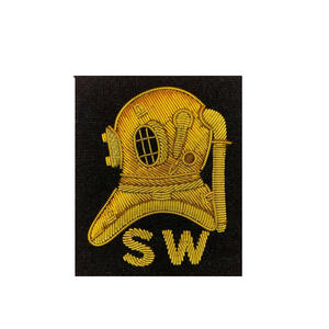 Bullion <b>Wire</b> Gold <b>Wreath</b> Handmade High Quality Bullion Patch - Product Image 2