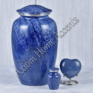 โกศอลูมิเนียมทำด้วยมือพร้อมการออกแบบหินอ่อนที่เป็นเอกลักษณ์ที่ระลึกสำหรับเถ้ากระดูกมนุษย์โดยสัจพจน์ของบ้าน - Product Image 4