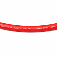 Câble électrique en caoutchouc silicone ultra souple et résistant à la chaleur, calibre 12 AWG, pour usage en bâtiment et batterie au lithium