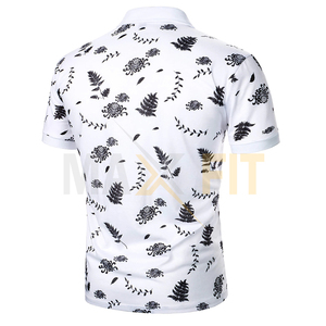 Hombres personalizados de la mejor calidad para Polos Franela de color liso con su propio diseño de logotipo Patrón sólido - Product Image 2
