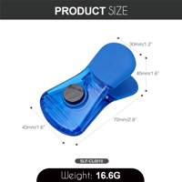 Clips magnétiques en plastique colorés, robustes, à ressort, pour sceller les sacs, pour le stockage des aliments, l'organisation du bureau et de la maison