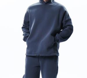 Wholesale 2024 Unisex 100% Cotton Winter Pullover <b>Hoodie</b> Solid Design with Pocket <b>Plain</b> Dyed for <b>Men</b> & Women OEM Available - Product Image 2