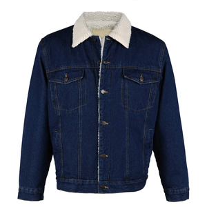 Vestes en jean coupe-vent les plus vendues pour hommes Prix d'usine Vestes décontractées pour hommes Vêtements d'extérieur durables et élégants - Product Image 1