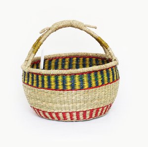 African style seagrass bolga <b>basket</b> organizer decorations for home handwoven africa <b>sea</b> <b>grass</b> <b>baskets</b> - Product Image 3