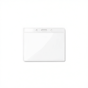 Porte-badge transparent personnalisé BADGY, accessoire de merchandising sur mesure - Product Image 3