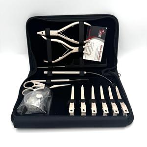 Kit d'outils d'extension de cheveux nus comprenant une pince à perles de silicone Micro Link, une boucle de ciseaux, une pince pour enlever les extensions de cheveux humains - Product Image 3