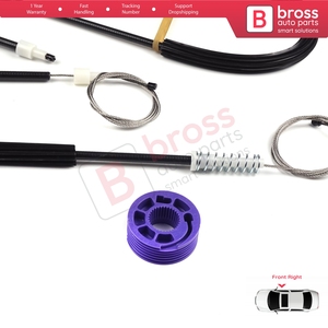 Kit de réparation de lève-vitre électrique BWR515, porte avant droite pour Toledo MK3 5P2 2004-2009 Altea 5P1 XL 5P5 5P8 5P0837462 - Product Image 4