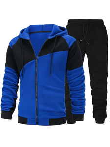 Survêtement Automne Hiver Hommes Nouveau Design Motif Solide Tendance Grande Taille Prix de Gros - Product Image 6
