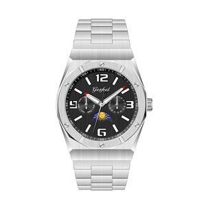 Reloj de Lujo para Hombre ZM9160 6P2S con Movimiento de Cuarzo, Acero Inoxidable, Resistente al Agua - Product Image 6