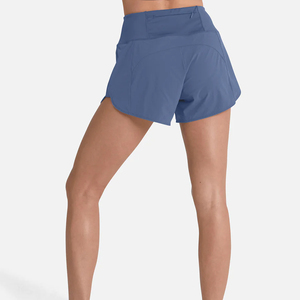 Pantalones cortos de gimnasio de cintura alta para mujer, superventas, pantalones cortos para correr de algodón 100% de secado rápido para mujer - Product Image 3